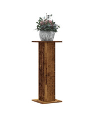 Supports pour plantes 2 pcs vieux bois bois d'ingénierie | Mobilier & Déco