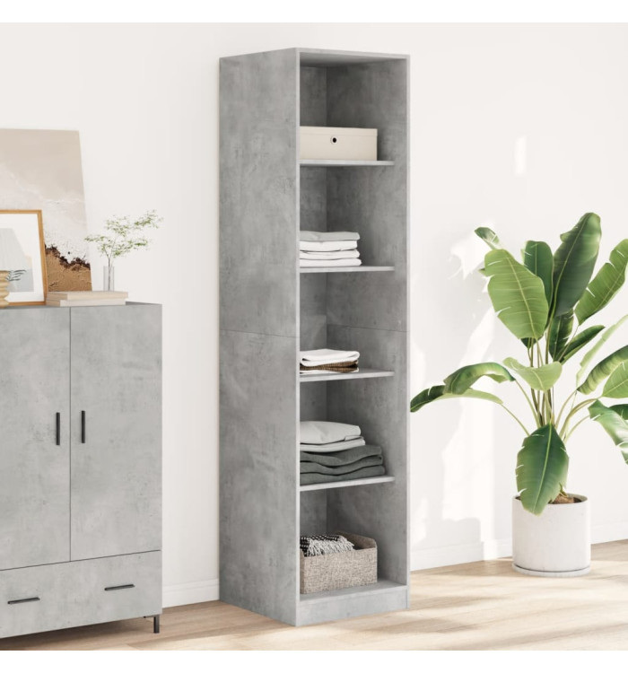 Garde-robe Gris béton 50 x 50 x 200 cm Aggloméré | Mobilier & Déco