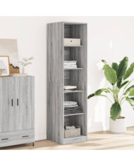 Garde-robe gris sonoma 50x50x200 cm bois d'ingénierie | Mobilier & Déco