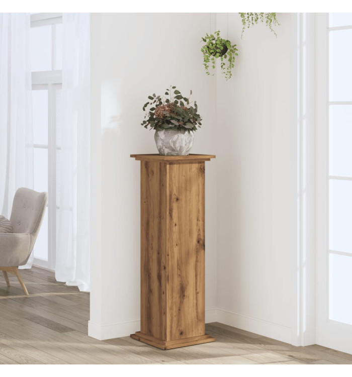 Support pour plantes 33x33x100 cm bois d'ingénierie | Mobilier & Déco
