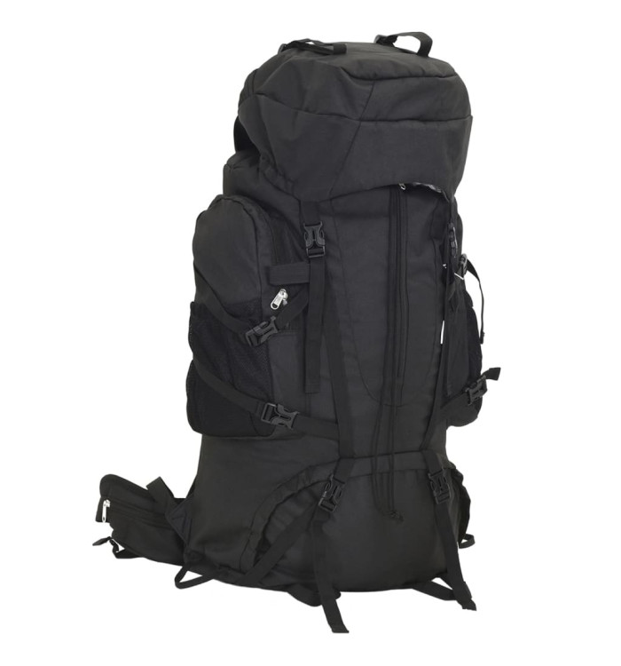 Sac à dos de randonnée noir 80 L tissu oxford | Mobilier & Déco