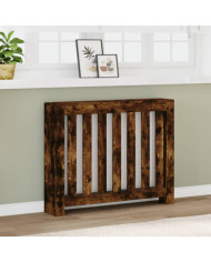 Cache-radiateur chêne fumé 104x20x82 cm bois d'ingénierie | Mobilier & Déco