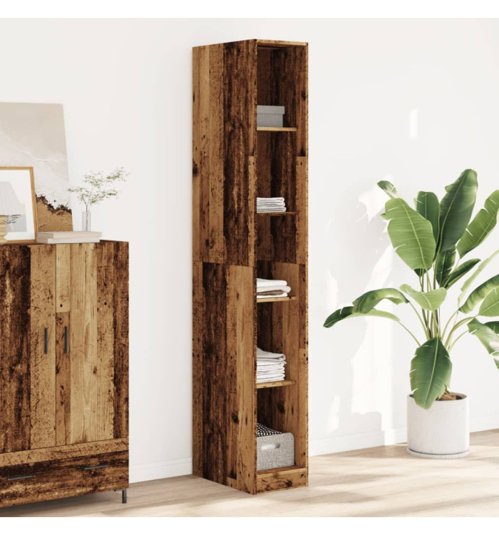 Garde-robe vieux bois 30x50x200 cm bois d'ingénierie | Mobilier & Déco