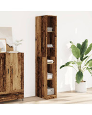 Garde-robe vieux bois 30x50x200 cm bois d'ingénierie | Mobilier & Déco