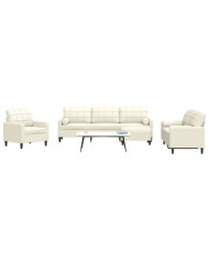 Ensemble de canapés 4 pcs avec coussins et traversins velours | Mobilier & Déco