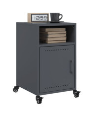 Tables de chevet 2 pcs anthracite 36x39x59 cm acier | Mobilier & Déco