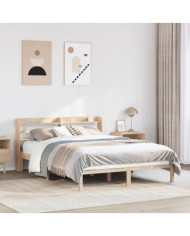 Cadre de lit sans matelas 160x200 cm bois massif de pin | Mobilier & Déco