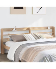 Tête de lit avec étagères 180 cm bois massif de pin | Mobilier & Déco