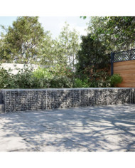 Panier gabion avec couvercle 900x100x50 cm fer galvanisé | Mobilier & Déco