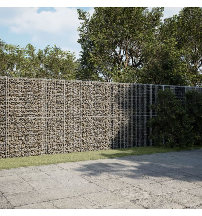 Panier gabion avec couvercle 700x100x200 cm fer galvanisé | Mobilier & Déco