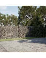 Panier gabion avec couvercle 1100x100x150 cm fer galvanisé | Mobilier & Déco