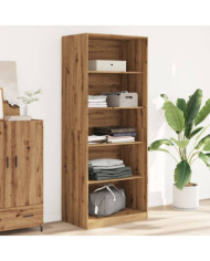 Garde-robe chêne artisanal 80x50x200 cm bois d'ingénierie | Mobilier & Déco