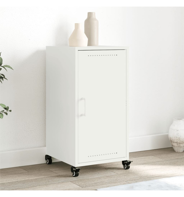 Buffet blanc 36x39x72 cm acier | Mobilier & Déco