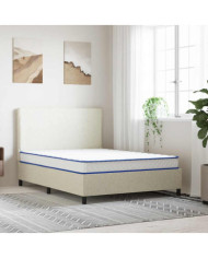 Matelas en mousse à mémoire de forme blanc 140x190x17 cm | Mobilier & Déco
