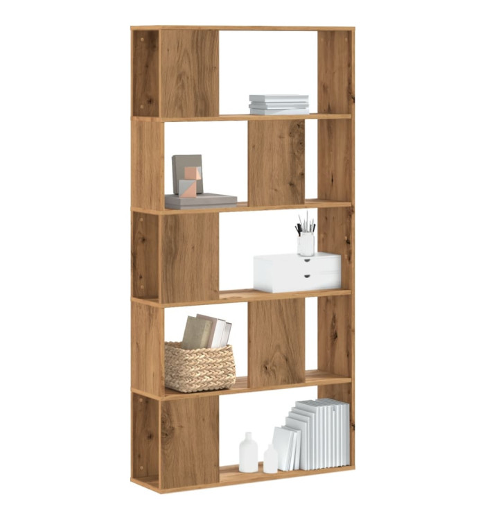 Bibliothèque 5 niveaux chêne artisanal bois ingénierie | Mobilier & Déco