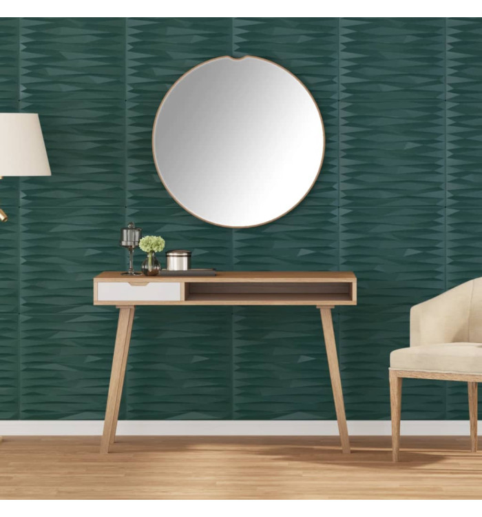 Panneaux muraux 24 pcs vert 50x50 cm XPS 6 m² pierre | Mobilier & Déco
