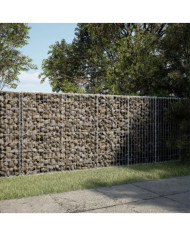 Panier gabion avec couvercle 200x100x100 cm fer galvanisé | Mobilier & Déco