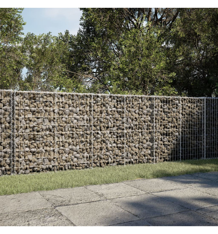 Panier gabion avec couvercle 300x50x100 cm fer galvanisé | Mobilier & Déco