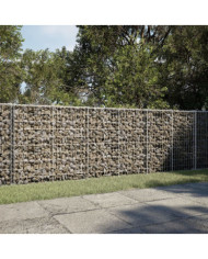 Panier gabion avec couvercle 300x50x100 cm fer galvanisé | Mobilier & Déco