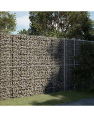 Panier gabion avec couvercle 200x50x200 cm fer galvanisé | Mobilier & Déco