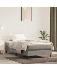 Matelas de lit à ressorts ensachés 80x210x20 cm velours | Mobilier & Déco