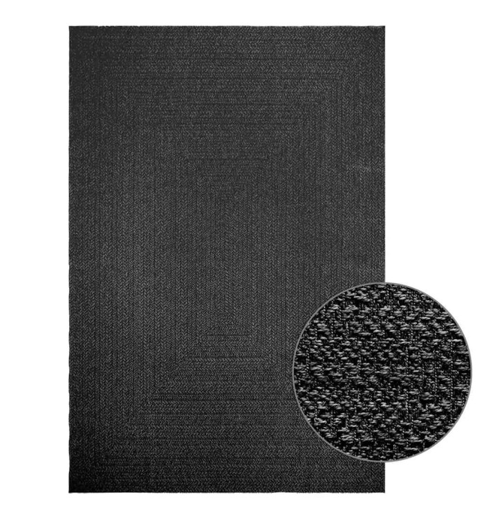Tapis ZIZUR 200x290 cm aspect de jute intérieur extérieur | Mobilier & Déco