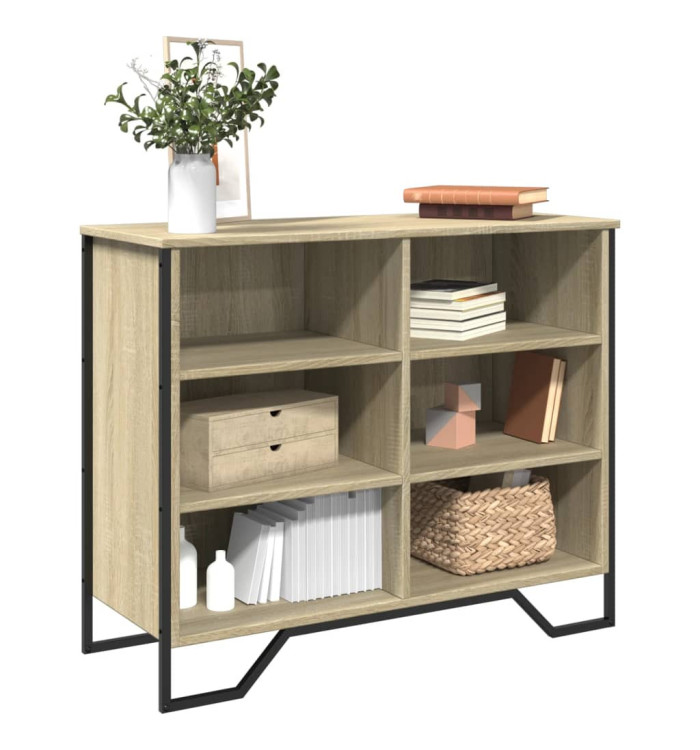 Buffet chêne sonoma 91x35,5x74,5 cm bois d'ingénierie | Mobilier & Déco
