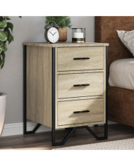 Table de chevet chêne sonoma 40x41x60 cm bois d'ingénierie | Mobilier & Déco