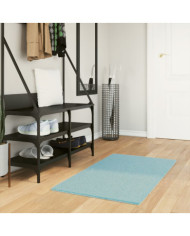 Tapis OVIEDO à poils courts vert 60x110 cm | Mobilier & Déco