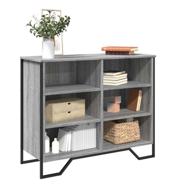 Buffet sonoma gris 91x35,5x74,5 cm bois d'ingénierie | Mobilier & Déco