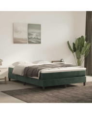 Matelas de lit à ressorts ensachés 140x210x20 cm velours | Mobilier & Déco