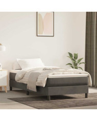 Matelas de lit à ressorts ensachés 90x220x20 cm velours | Mobilier & Déco