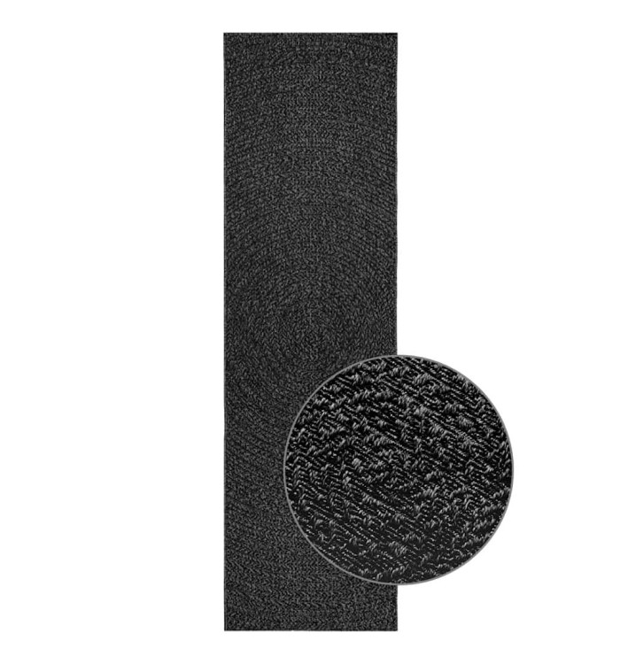 Tapis ZIZUR 80x250 cm aspect de jute intérieur extérieur | Mobilier & Déco