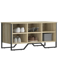 Armoire à chaussures chêne sonoma 90x38x45,5 cm | Mobilier & Déco