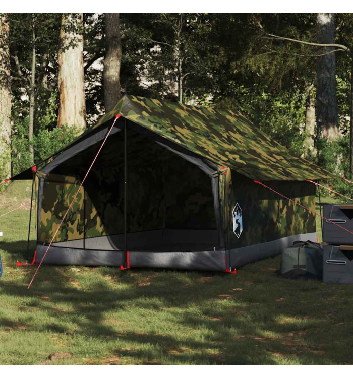 Tente de camping 2 personnes camouflage imperméable | Mobilier & Déco