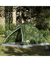 Tente de camping à dôme 2 personnes camouflage imperméable | Mobilier & Déco