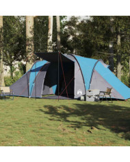 Tente familiale à dôme 6 personnes bleu imperméable | Mobilier & Déco