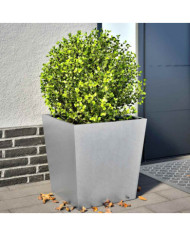 Jardinières 2 pcs 50x50x50 cm acier galvanisé | Mobilier & Déco
