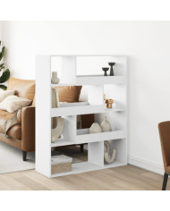 Bibliothèque blanc 100x33x125,5 cm bois d'ingénierie | Mobilier & Déco