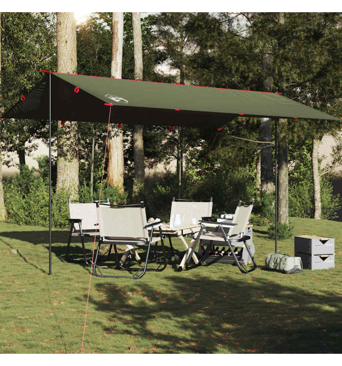 Bâche de camping vert olive 506x306 cm imperméable | Mobilier & Déco