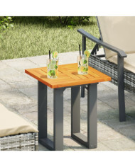 Dessus de table 40x40x2 cm carré bois massif d'acacia | Mobilier & Déco