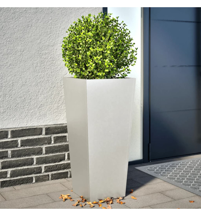 Jardinières 2 pcs 35x35x75 cm acier inoxydable | Mobilier & Déco