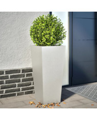 Jardinières 2 pcs 35x35x75 cm acier inoxydable | Mobilier & Déco
