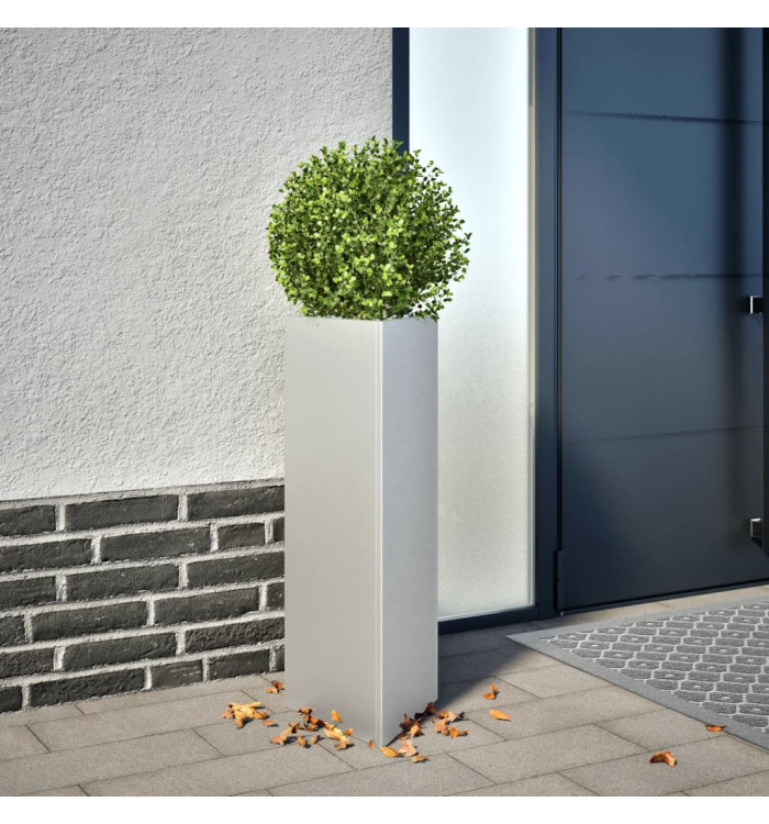 Jardinière triangulaire 30x26x75 cm acier galvanisé | Mobilier & Déco