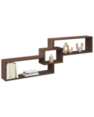 Armoire murale 158x18x53 cm chêne marron bois d'ingénierie | Mobilier & Déco