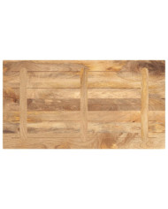 Dessus de table 120x60x3,8cm rectangulaire bois massif manguier | Mobilier & Déco