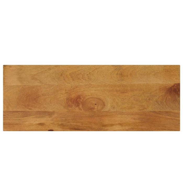 Dessus de table 80x20x3,8 cm rectangulaire bois massif manguier | Mobilier & Déco