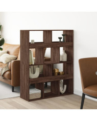 Cloison de séparation chêne marron bois d'ingénierie | Mobilier & Déco