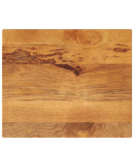 Dessus de table 60x50x3,8 cm rectangulaire bois massif manguier | Mobilier & Déco