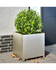 Jardinière 50x50x50 cm acier inoxydable | Mobilier & Déco